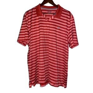 Izod Golf‎ Polo Men Large Pullover Red Short Sleeve Shirt Casual Active Gorpcore